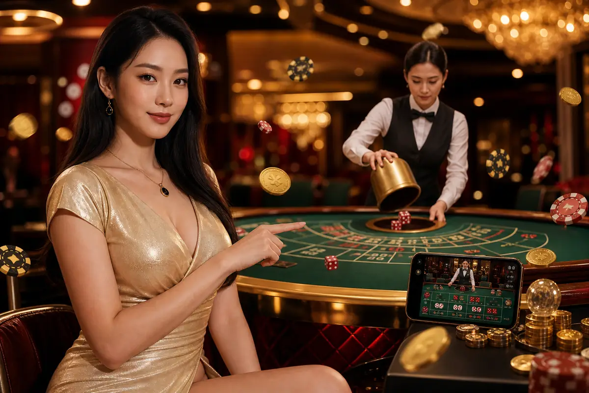 7winrm Casino suasana permainan live
